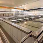 Le piscine delle forme di Grana, Parmigiano Reggiano, e...