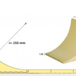 Sguscio in resina raggio 250